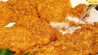 Crispy Breaded Chicken in the Oven