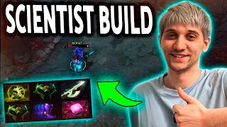 Arteezy finds a Abbadon with a Scientist build...