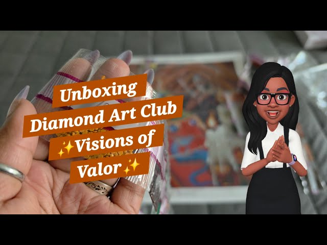 Unboxing Diamond Art Club ✨️ Visions of Valor ✨️ - YouTube