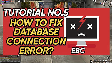 NO.5 RAN TUTORIAL | HOW TO FIX DATABASE CONNECTION ERROR? | RAN ONLINE