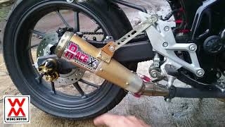 Tips CBR pasang knalpot racing tidak brebet dan ngempos