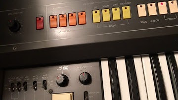 Jupiter 8 Demonstration #4  @ LFO Mod Pad:Button not functional