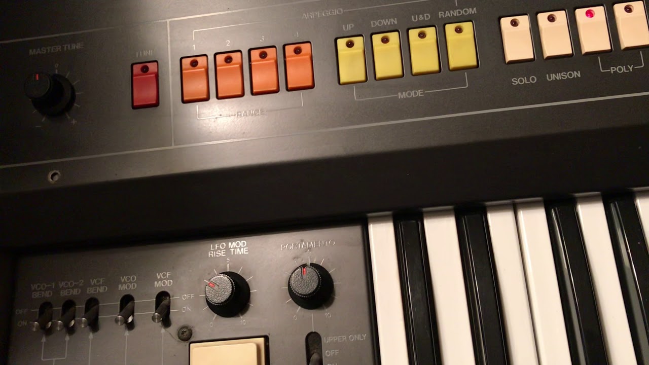 Jupiter 8 Demonstration #4  @ LFO Mod Pad:Button not functional
