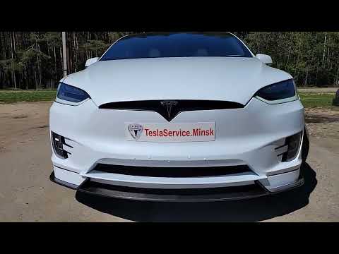 Восстановление и тюнинг Tesla Model X 2020г в