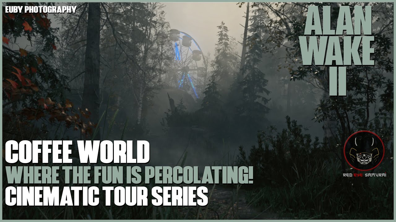 Coffee World: Where the Fun is Percolating! | Alan Wake 2 [Cinematic Video Tour | Montage | 4K]