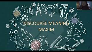 Semantics: Discourse Meaning Maxim (Group 9)