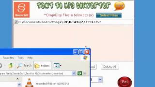 Text to Mp3 converter video demo screenshot 2