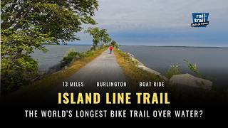 Island Line Trail :  This Bike Trail ENDS in Lake Champlain