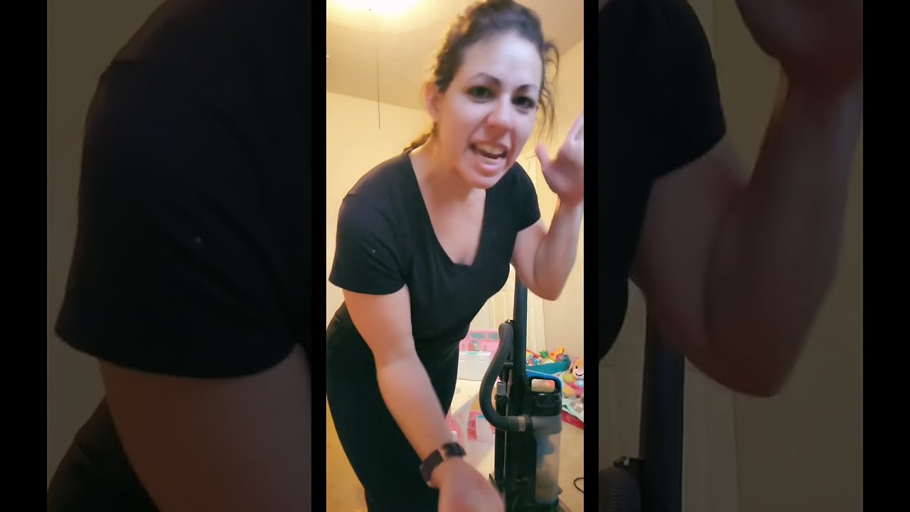 Daily cleaning routine: a comedic look at chores