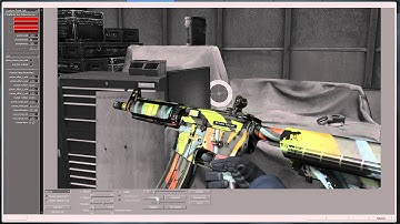 Urban Graffiti Skin for the M4A4 in CS:GO - Inspecting Animation