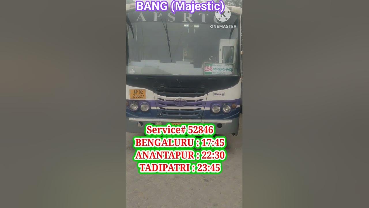 bangalore-to-tadipatri-shorts-bus-travel-apsrtc-youtube