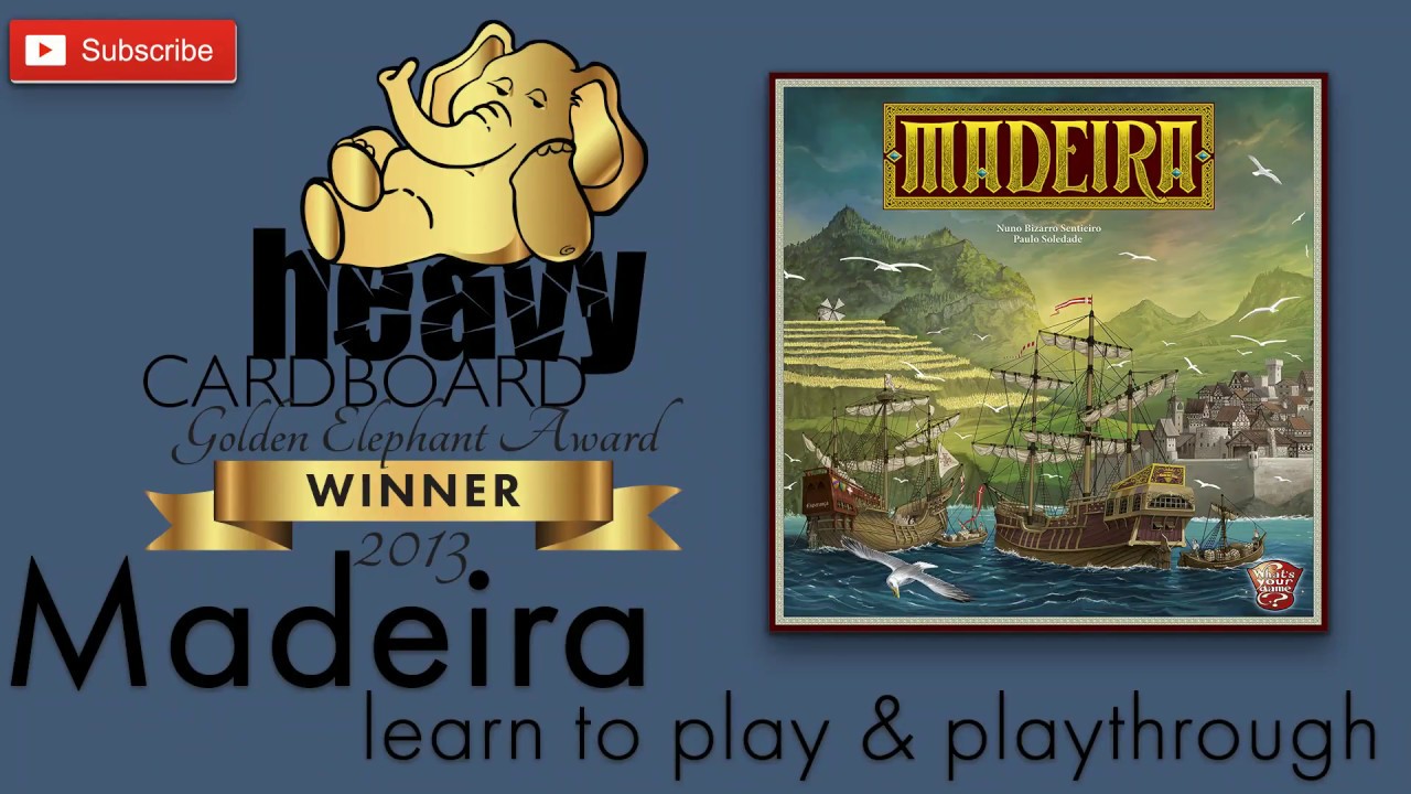 Madeira 3p Play-through, Teaching, & Roundtable discussion by Heavy Cardboard