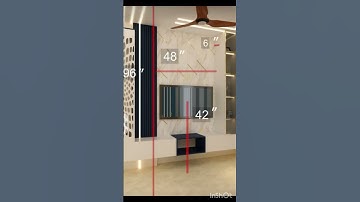 Standard Units Of T.V #architecture #architect #viral #autocad #dimensions