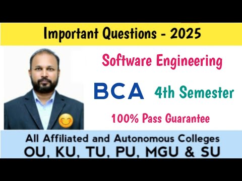 Software Engineering Important Questions 2025 BCA IV Semester 4th Sem Imp Gunshot OU PU TU KU