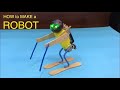 ROBOT YAPIMI - TAKLA ATAN KAYAK YAPAN - ÜÇ KURUŞLUK MALZEME İLE  ROBOT YAPIMI -  ROBOT MAKING