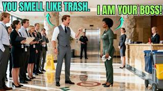 CEO Fired Black Janitor for Smelling Like Poverty—Didn't Know She Owned the Building He Worked In