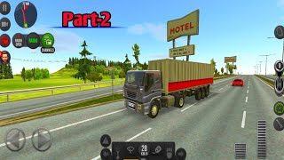 Truck simulator europe game | cargo loaded truck part-2 | truck wala game | new truck update games screenshot 4