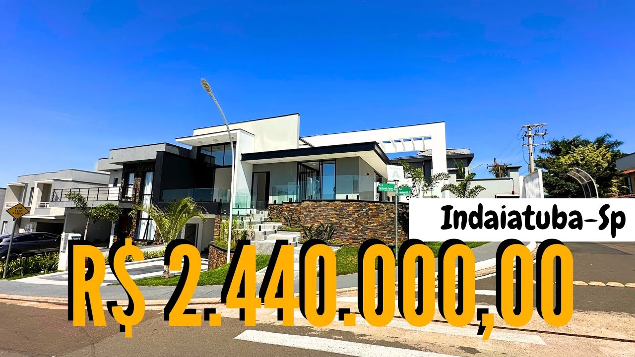 😍A MAIOR CASA TÉRREA DO CONDOMÍNIO RESIDENCIAL MARIA DULCE EM INDAIATUBA-SP | PROJETO EXCLUSIVO!!