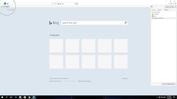 How to Add a website to favorites bar in Internet Explorer 11