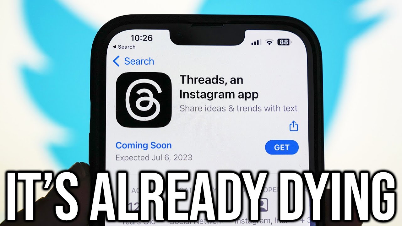 Meta's 'Threads' App Is ALREADY DYING... (Because It Sucks) - YouTube
