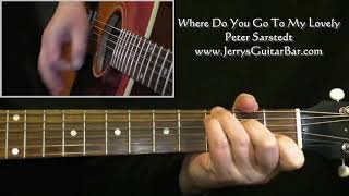 Peter Sarstedt - Where Do You Go To My Lovely [W]  Guitar chords for  songs, Music theory guitar, Lyrics and chords