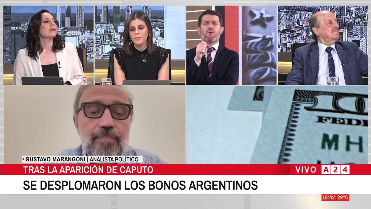 📢 TRAS LA APARICIÓN DE CAPUTO, SE DESPLOMAN LAS ACCIONES ARGENTINAS Y ...