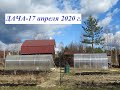 Наша дача - 2020 г. Апрель - готовим гряды и картофель на посадку, сею бархатцы.