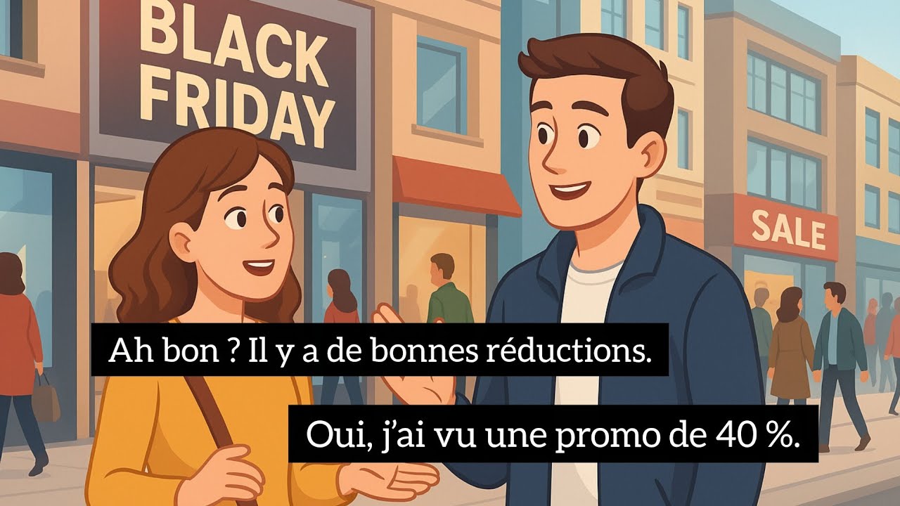 Apprends le Français avec les Achats du Black Friday | Learn French Black Friday Shopping 🛍️🔥