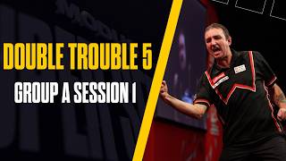 DOUBLE TROUBLE 5 STARTS TODAY!! 🏆🤩  | Live Darts |  Double Trouble 5 | Group A Session 1