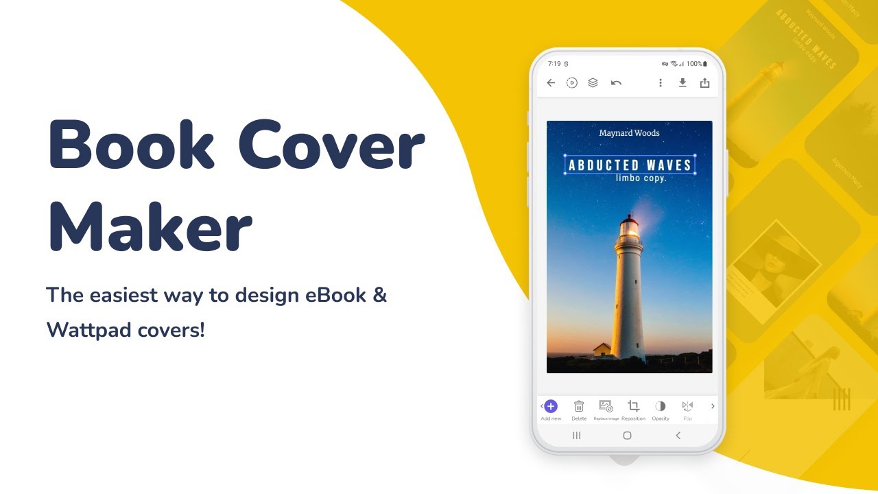 Book Cover Maker App (Android & iOS) - Wattpad & Ebooks