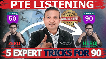 5 Expert Steps to 90 in PTE Listening - Tips & Tricks | Edutrainex