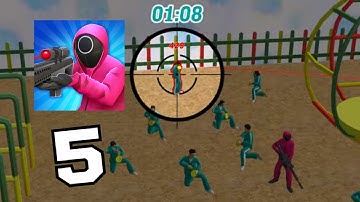 Iam Guard in Squid Game - K-Sniper Challenge 3D 🦑 Gameplay Walkthrough |Episode 5|