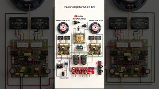 SOCL 506 Stereo 5A CT 40V Power Amplifier Circuit | 1000 Watt Max Power Amplifier Build