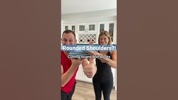 How To Fix Rounded Shoulders From Home! #shorts #roundedshoulders #kyphosis