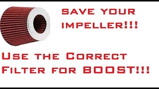 Correct Air Filter for Forced Induction [How to/Tech] - YouTube