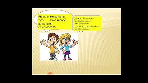 Computer - 2nd std chapter 5-Paint tools.