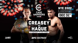 CW 148: Sam Creasey vs Shaj Haque 2 - Flyweight Title Fight