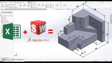 How to design a model using excel sheet | Design Table in Solidworks | Nozzle Design by Excel