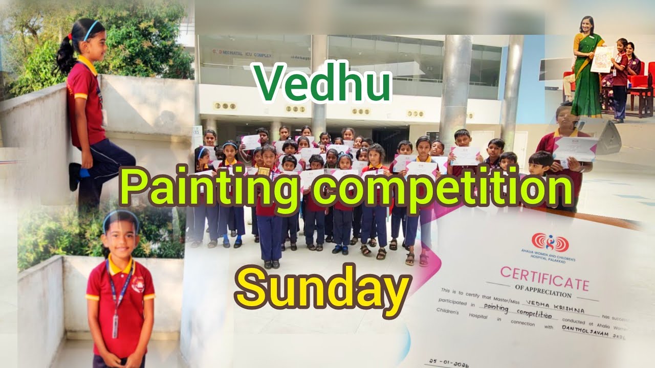 Vedhutty painting competiton🏫🖌️