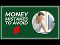 Money Mistakes To Avoid #Shorts