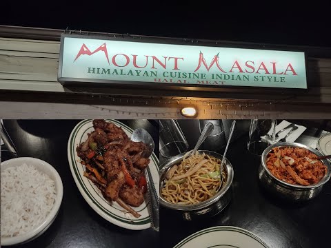 Halal Chinese in Voorhees, NJ| Mount Masala| Fried Rice| Dumplings| Hakka Noodles| Lichee Lassi