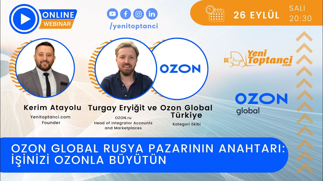 Ozon Global Rusya Pazarının Anahtarı: İşinizi Ozonla Büyütün - YouTube