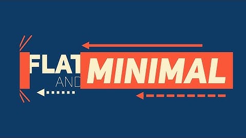 Flat and Minimal Title Animation in PowerPoint