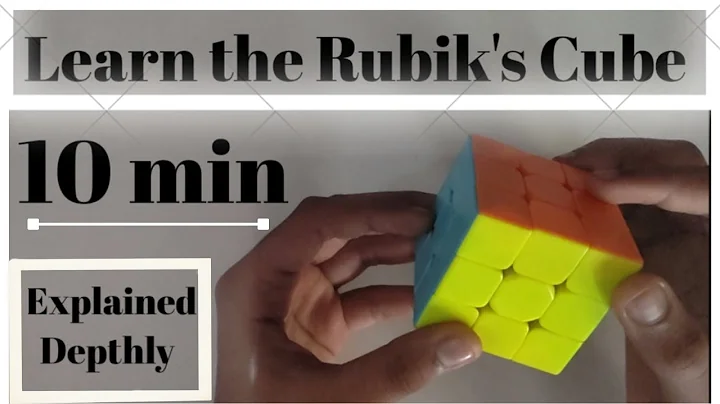How To Solve A Rubik's Cube in 10 Minutes (Beginner Tutorial)