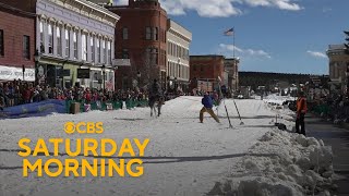 Learn more about the unique, unusual sport of skijoring