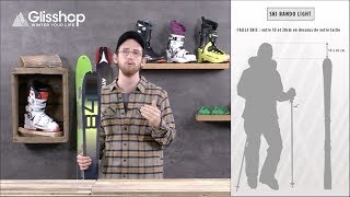 TUTORIEL : comment choisir la taille de ses skis de randonnée