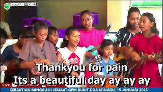 Its A Beautiful Day By Paduan Ukulele Amarisa. 15 Januari 2023