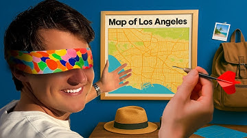 Throwing a Dart at a Map and Going Wherever it Lands!