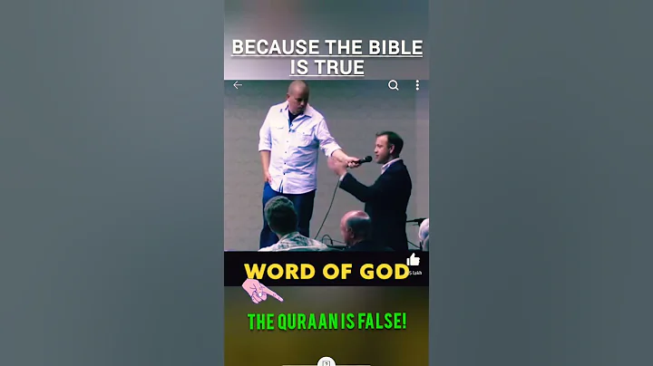 and because the BIBLE is true the quraan is FALSE.! #dawah #tawheed #sunnah