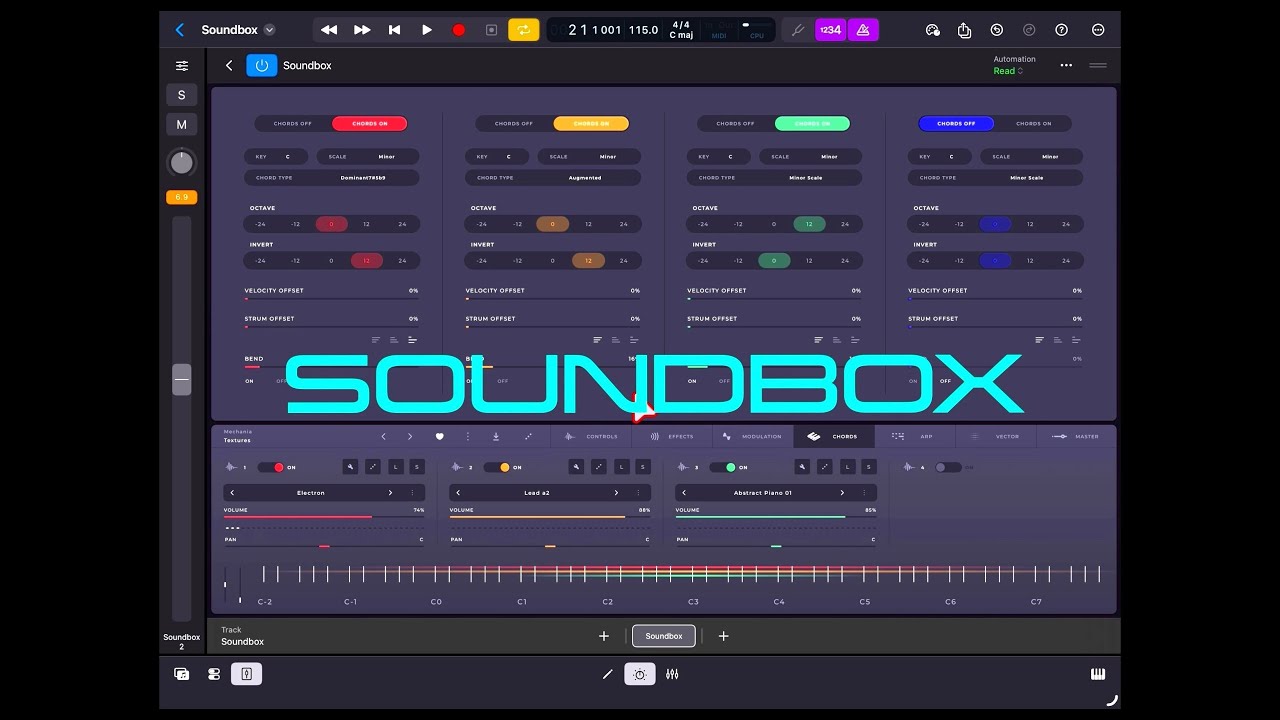 SOUNDBOX By Audiomodern - UPDATED With New Chord Generator - Tutorial - iOS, PC & Mac